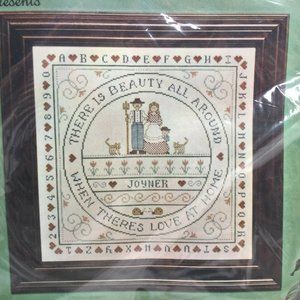 Hollie Designs Presents Joy's Sampler Counted Cross Stitch Kit Joyner Farm